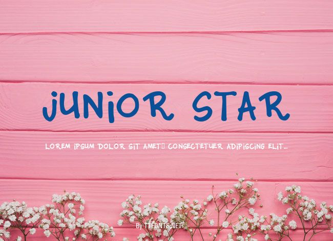 Junior Star example